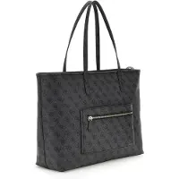 GUESS HWSL7124240 POWER PLAY II LARGE TECH TOTE Femme Shopper logo charbon
