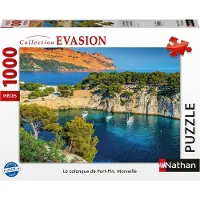 Nathan Puzzle La calanque de Port-Pin, Marseille 1000 pièces