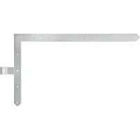 Alberts 312947, bande de joint pour portails, portes de garage et portes encadrées, galvanisée à chaud, rouleau de diamètre 20 mm, dimensions 600 x 1000 mm