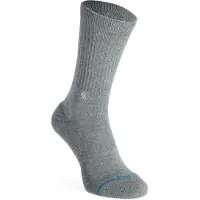Stance Hommes, Chaussettes, Icône, Gris, (Une unité par pack, S)