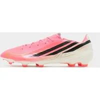 Adidas Chaussure de foot 'F50 Hyperfast League' crème / rose foncé / noir
