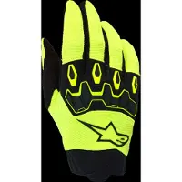 Alpinestars Gants Full Bore V2 Yellow Fluo Black, Taille: M