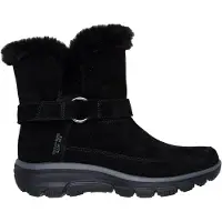 SKECHERS Easy Going - Bottines pour femmes, modèle Dreamers Lux, doublées, couleur noire, pour un usage quotidien