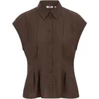 We fashion Chemisier marron