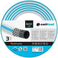 Cellfast Basic Tuyau d'arrosage 3 couches 25 bar 3/4" 50m Robuste et flexible