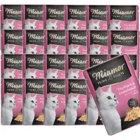 Miamor Feine Filets Nourriture humide au thon et au crabe pour chats adultes 12x100 g