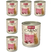 Animonda Carny Adult Combinaison de bœuf, dinde et crevettes 6 x 800 g