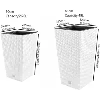 Prosperplast Pot De Fleur High Rato 19l 45x24x24 Cm