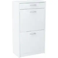 Meble Bestseller Meuble à chaussures 2D1S BLANC avec commode