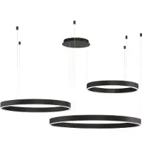 Lyora Suspension Motif noir multi 3000K