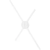 Lyora Applique murale design Akro blanc