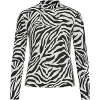 Vila T-shirt 'Leoa' noir / blanc