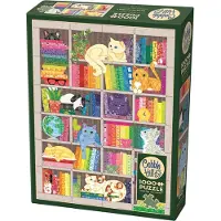 Cobble Hill Puzzle Rainbow Cat Quilt - 1000 pièces