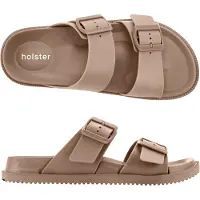 Holster Sandales pour femmes Holster Soleseeker, fabriquées en matériaux vegan, couleur naturelle, taille 36