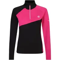 Dare 2b Ice Core Half Zip Long Sleeve T-shirt Noir,Rose 42 Femme