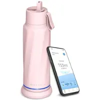 WaterH Bouteille connectée VITA - Rose - B002PK