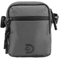 Discovery Sac bandoulière Metropolis de , fabriqué en polyester recyclé, couleur gris, taille unique