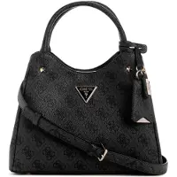 GUESS Femmes, Sac à main, Meridian II Girlfriend Carryall, Noir, Gris