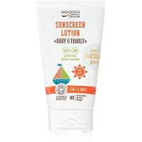 WoodenSpoon Baby & Family lait protecteur solaire pour toute la famille SPF 50 150 ml