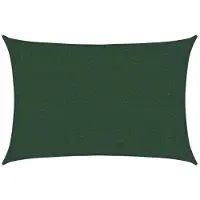 vidaXL Voile d'ombrage 160 g/m² Vert foncé 2x3 m PEHD