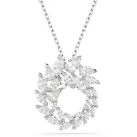 Swarovski Pendentif 'MESMERA' argent / blanc