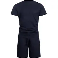 Indicode Tenue d'intérieur 'Comfy' bleu foncé