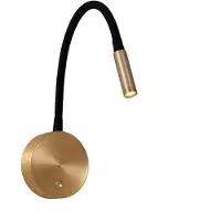Lucide Lampe de chevet Asja Or dimmable