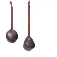 Ferm Living Bellure Baubles - Lot de 2 Rustic Bronze