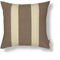 Ferm Living Strand Coussin d'Extérieur Carob Brown|Parchment
