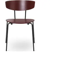 Ferm Living Herman Chaise de salle à manger Red Brown