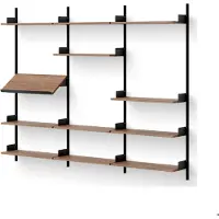 New Works Display Étagère Walnut | Black