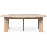 Ferm Living Bevel Table Extensible White Oiled Oak