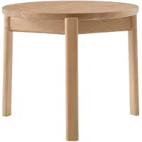 Audo Copenhagen Passage Lounge Table Natural Oak | Ø50