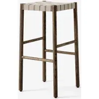&tradition Betty TK8 Tabouret de Bar Smoked Oiled Oak | Natural Webbing