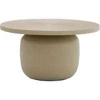 Light & Living Table basse marron en métal robuste Tigran