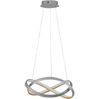 Lyora Suspension design Odrey gris argenté avec or