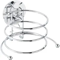 Wenko 18770100 turbo-loc porte sèche cheveux chrome