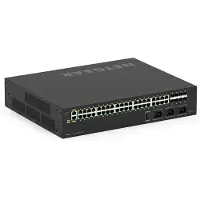 Netgear AV Line M4250-40G8XF-PoE++ - Commutateur - L3 - géré - 40 x 10/100/1000 (PoE++) + 8 x 1 Gigabit / 10 Gigabit SFP+ - flux d'air latéral - montable en rack - PoE++ (2880 W)