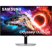Samsung G80SH, 81,3 cm (32 pouces), 3840 x 2160 px, 4K Ultra HD, OLED, 0,03 ms, Argent
