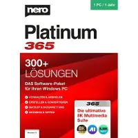 Nero Platinum 365 - 1 user / 1 year multilanguage *Digitale Licentie*