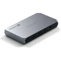 Satechi Thunderbolt 4 Slim Hub Pro – Port Thunderbolt 4 amont PD 60W – 3 x Ports Thunderbolt 4 aval à 40 Gbps – Supporte deux écrans 4K à 60Hz ou un écran 8K à 30Hz