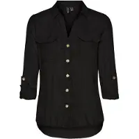 Vero Moda Chemisier 'VMBumpy' noir