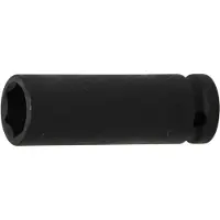Bgs Douille longue ? choc 6 pans pro torque carr? 12.5 mm 1/2" taille 17 mm