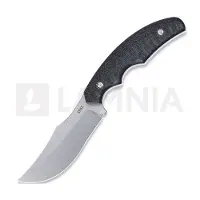 CRKT Burrower 3610 Stonewashed D2, Black Micarta, couteau fixe, Kaila Cummings design