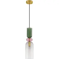 Nova Luce Suspension colorée Murano blanc