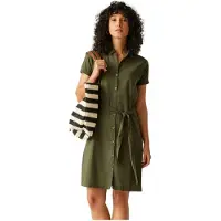 Regatta Rema Short Sleeve Dress Vert 40 Femme