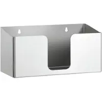 Bartscher 850057 Distributeur de serviettes en papier ILZF20 850057, acier au chrome-nickel brossé argenté, 1 pièce