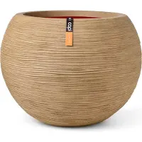 Capi Europe Vase pot CAPI EUROPE Rib NL beige 40 x 32 cm