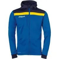 Uhlsport Veste de sport 'Offense 23' bleu / bleu foncé / jaune / blanc