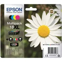 Epson 18XL (C13T18164012) - 4 couleurs - Cartouche d'encre - Grande capacité - Multipack